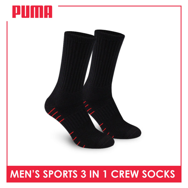 Puma Men’s Thick Sports Crew Socks 3 pairs in a pack PMSG3102