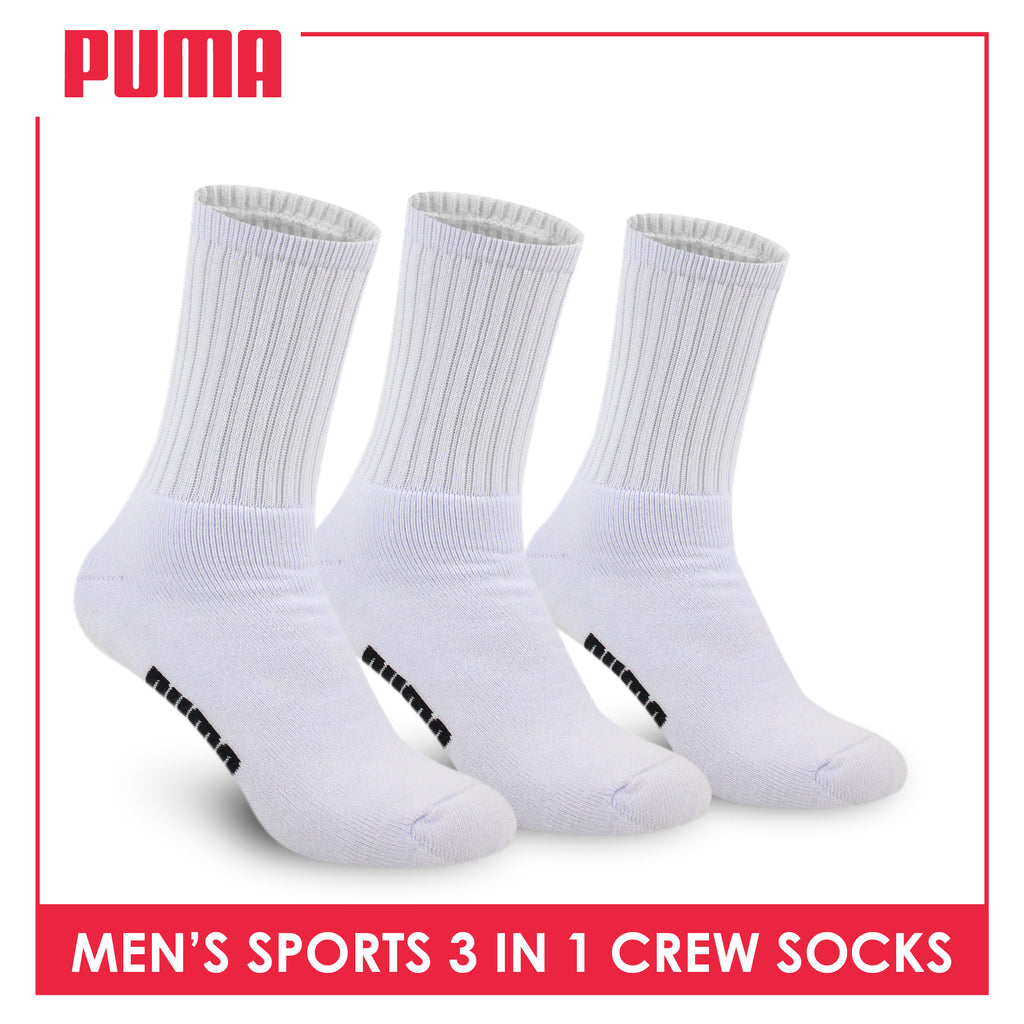 Puma Men’s Thick Sports Crew Socks 3 pairs in a pack PMSKG16