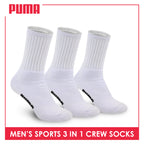 Puma Men’s Thick Sports Crew Socks 3 pairs in a pack PMSKG16