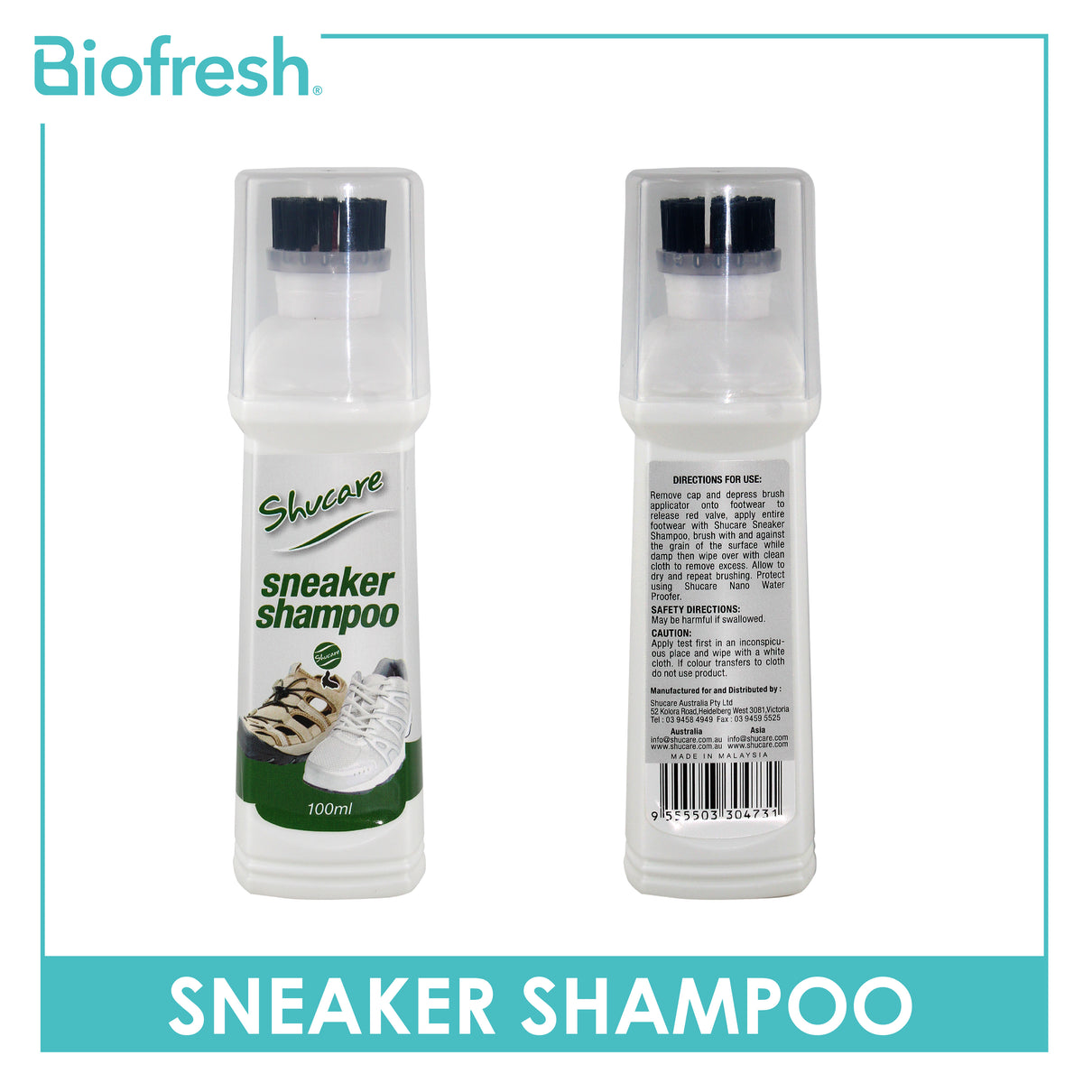 Biofresh Antimicrobial Shucare Sneaker Shampoo 1 piece QMSS