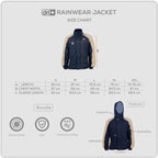 Dri Plus Men’s Lightweight Quick Dri Rainstorm Waterproof Rainwear Jackets 1 piece DMRWJ531