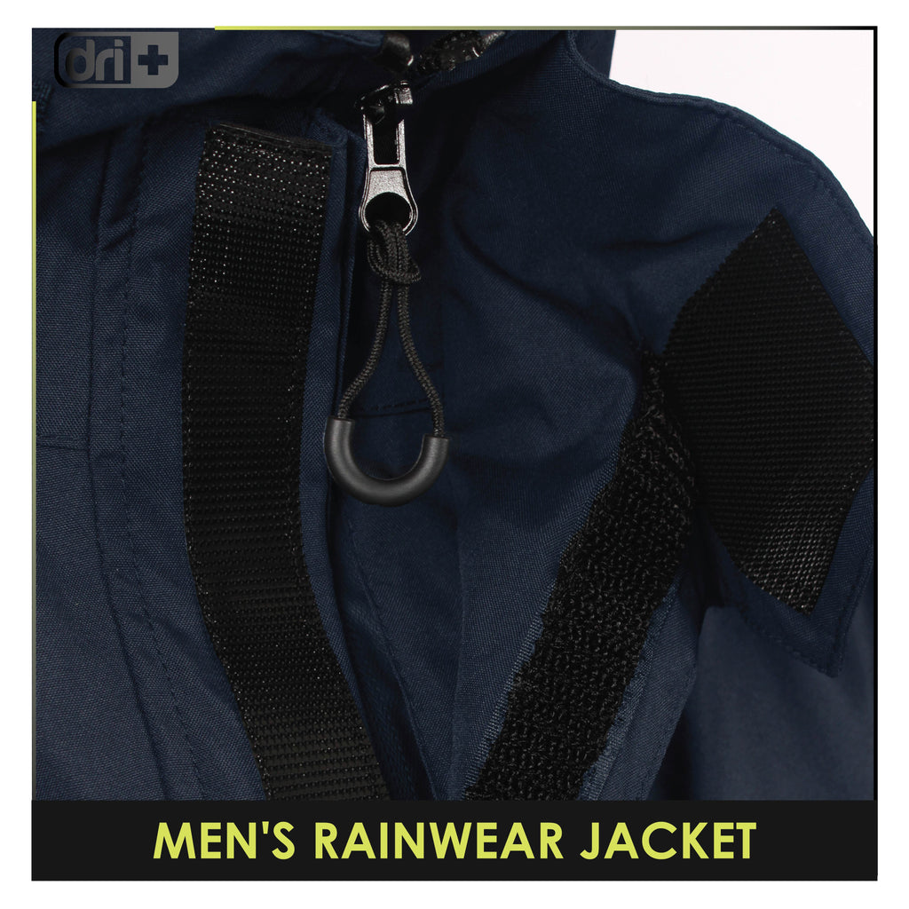Dri Plus Men’s Lightweight Quick Dri Rainstorm Waterproof Rainwear Jackets 1 piece DMRWJ531