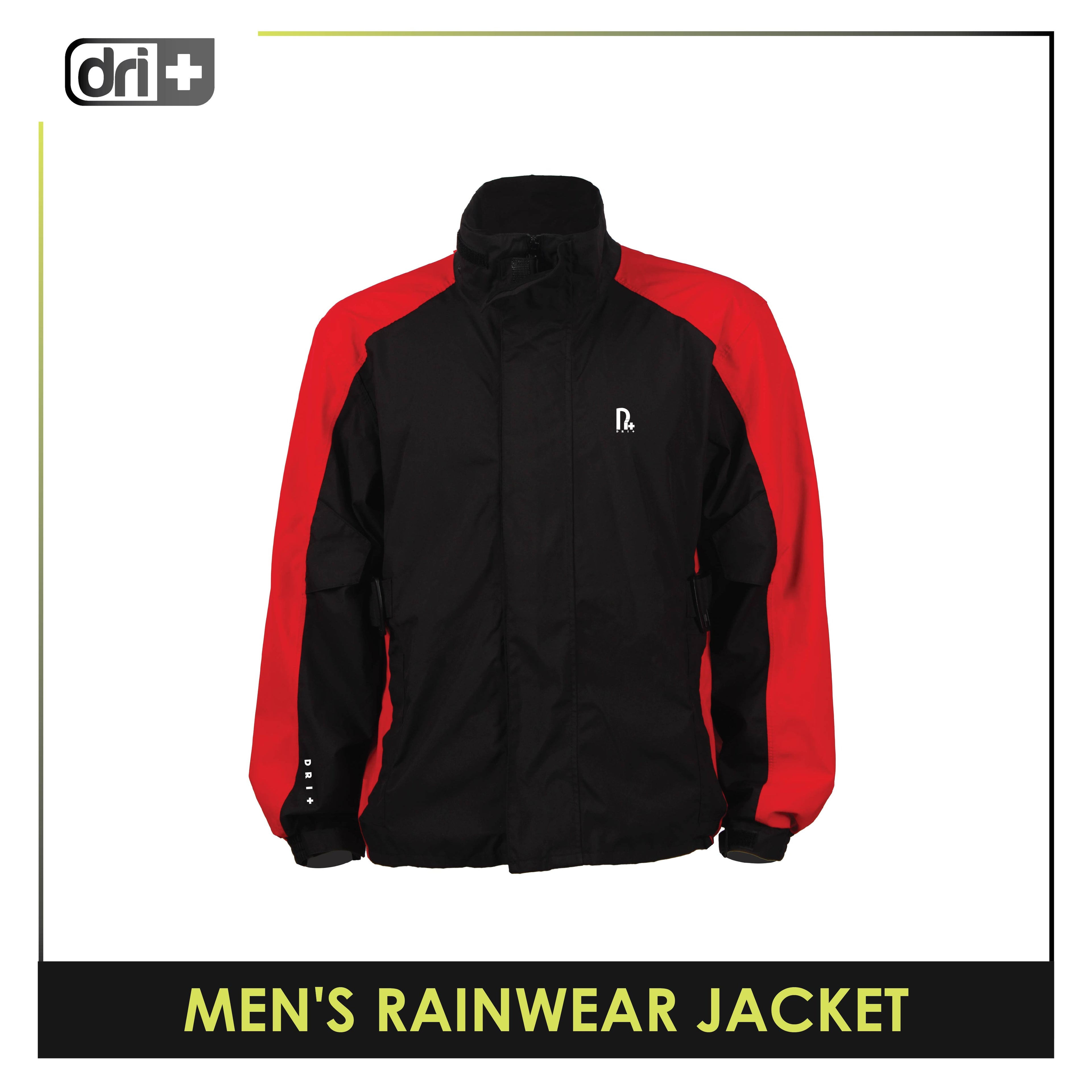 Dri Plus Men’s Lightweight Quick Dri Rainstorm Waterproof Rainwear Jackets 1 piece DMRWJ531