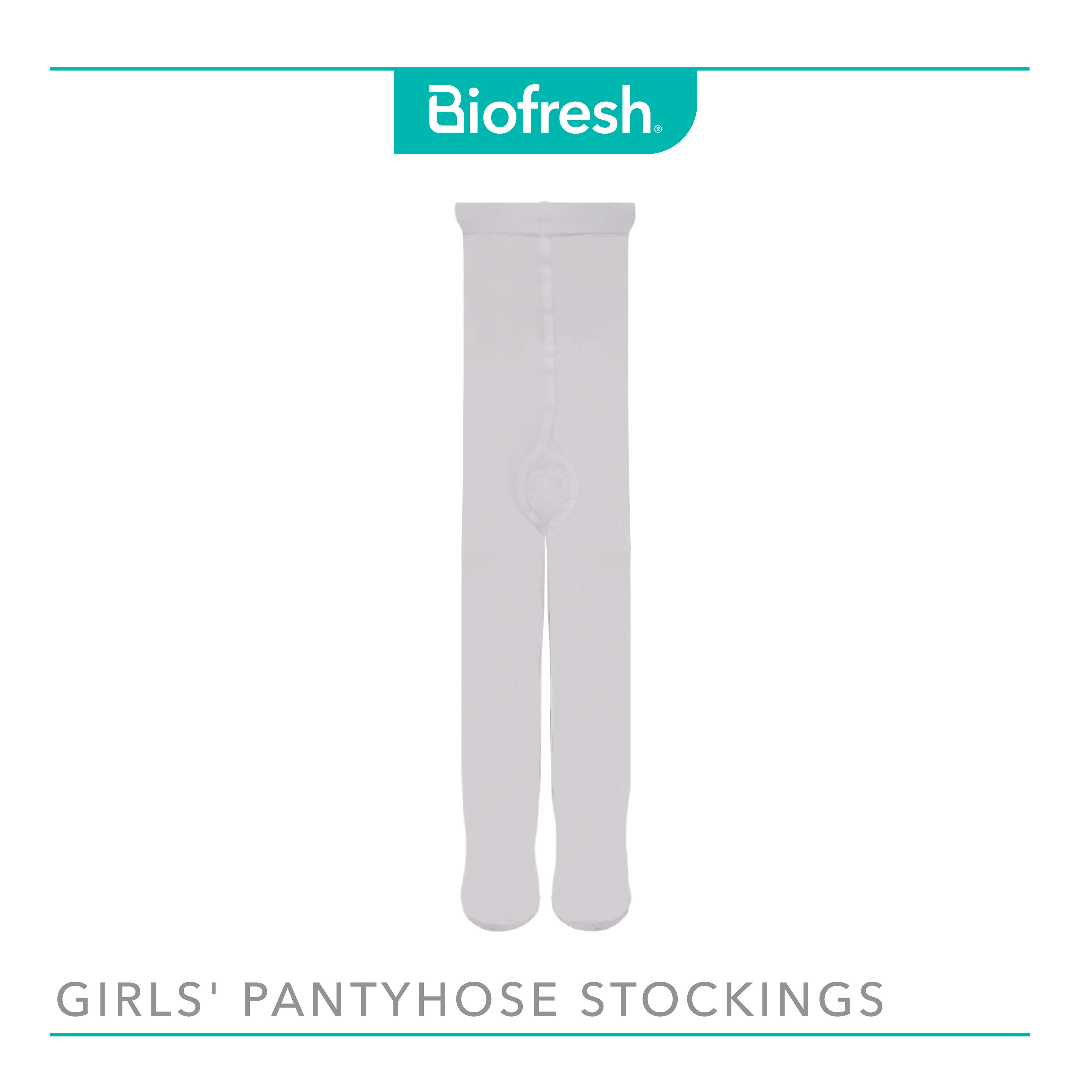 Biofresh Girls’ Antimicrobial Smooth Stretch Pantyhose Stockings 1 pair RCSP50