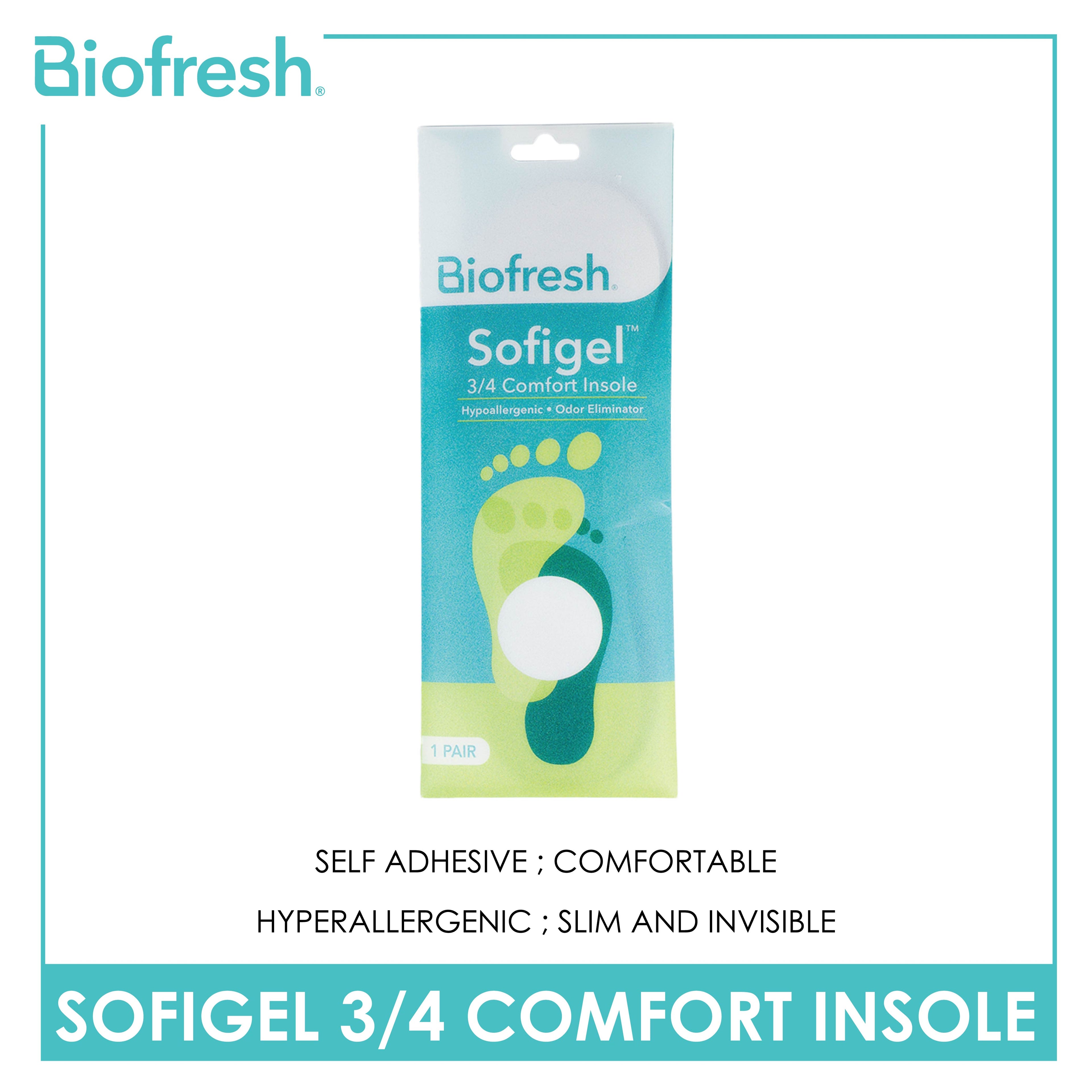 Biofresh Ladies' Sofigel 3/4 Cushion Insole 1 pair BLHI03-S