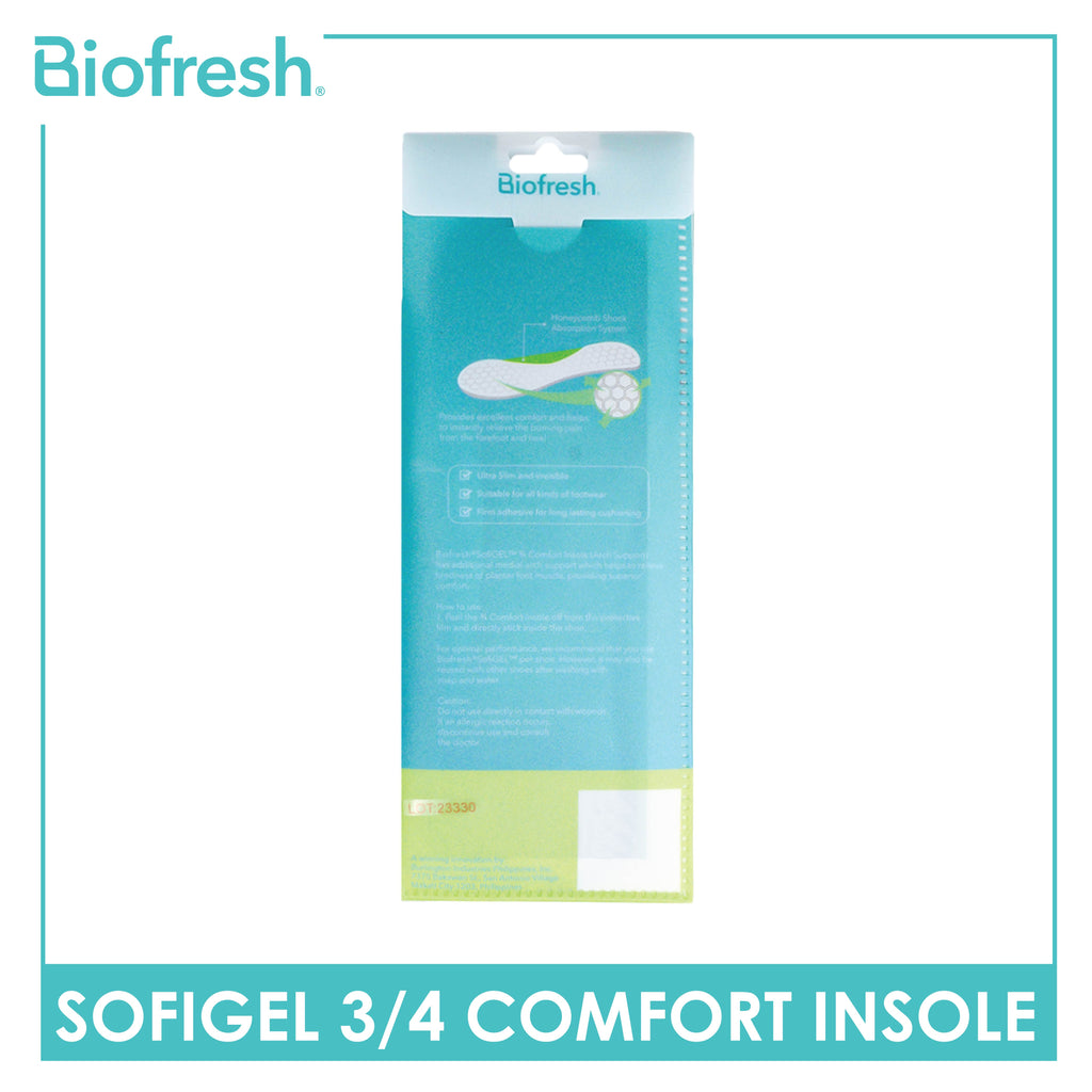 Biofresh Ladies' Sofigel 3/4 Cushion Insole 1 pair BLHI03-S
