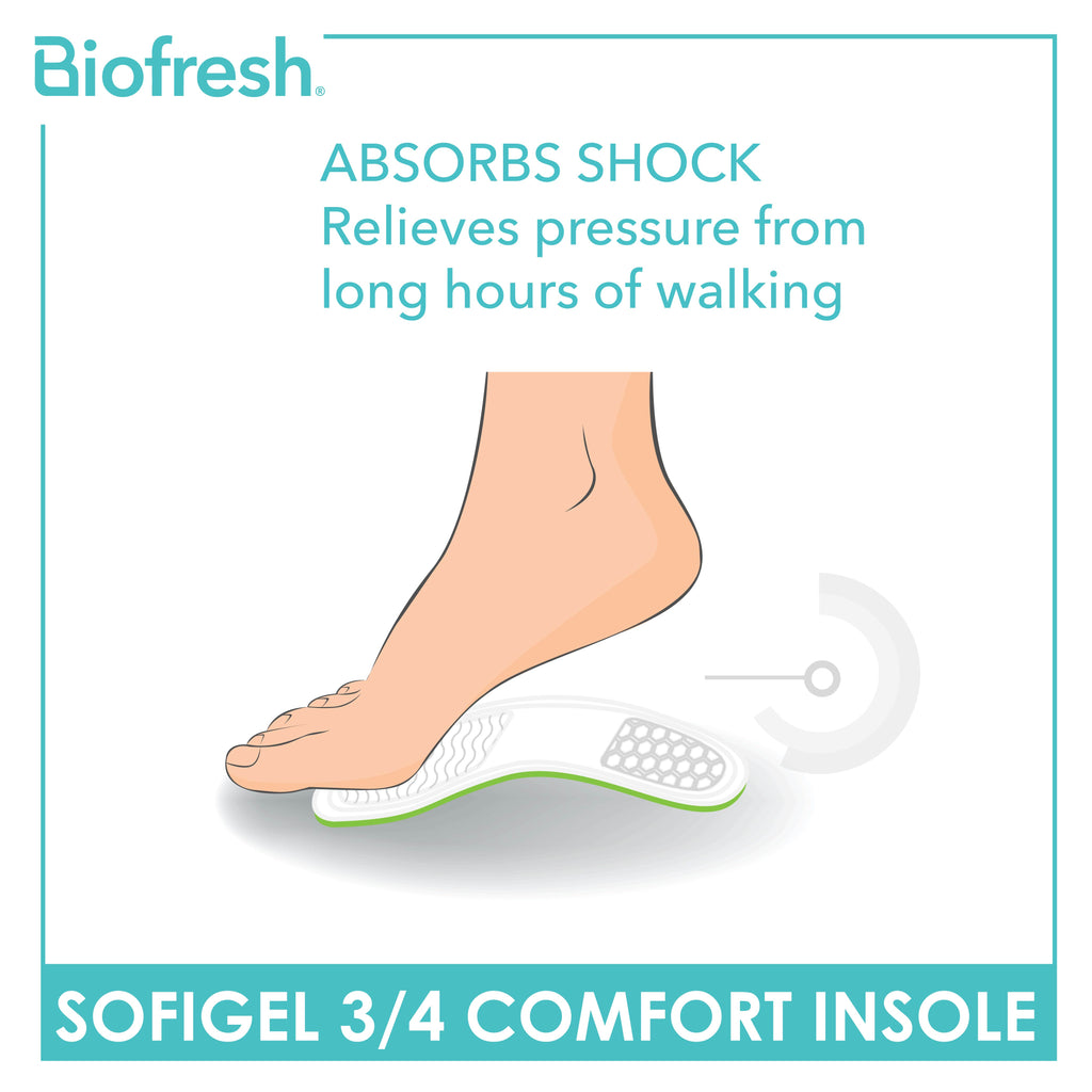 Biofresh Ladies' Sofigel 3/4 Cushion Insole 1 pair BLHI03-S