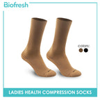 Biofresh Ladies' Antimicrobial Health Compression Socks 1 pair RLHCP1