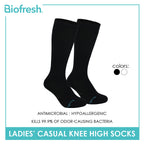 Biofresh Ladies' Cotton Lite Casual Knee High Socks 1 pair RLKH24