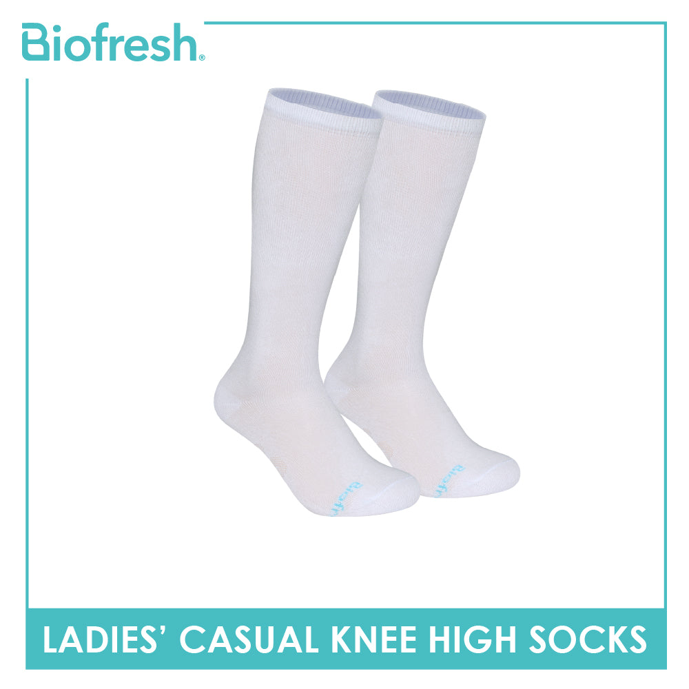 Biofresh Ladies' Cotton Lite Casual Knee High Socks 1 pair RLKH24