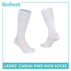 Biofresh Ladies' Cotton Lite Casual Knee High Socks 1 pair RLKH24