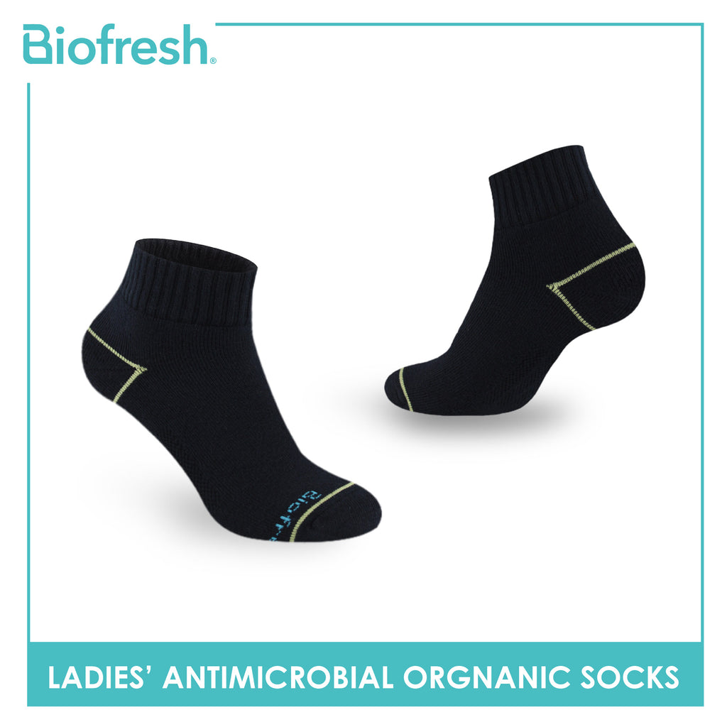 Biofresh Ladies’ Antimicrobial Organic Scent Cotton Extreme Performance Ankle Socks RLSG1101
