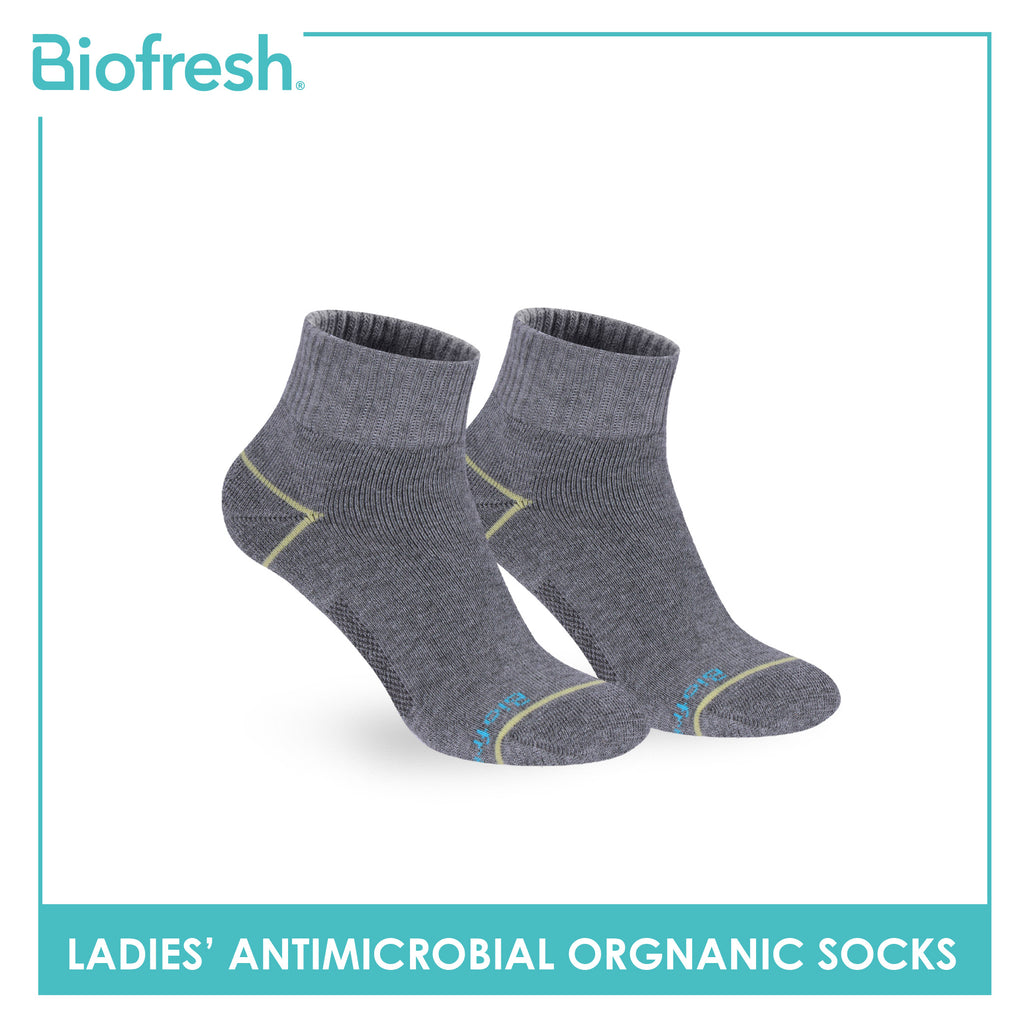 Biofresh Ladies’ Antimicrobial Organic Scent Cotton Extreme Performance Ankle Socks RLSG1101