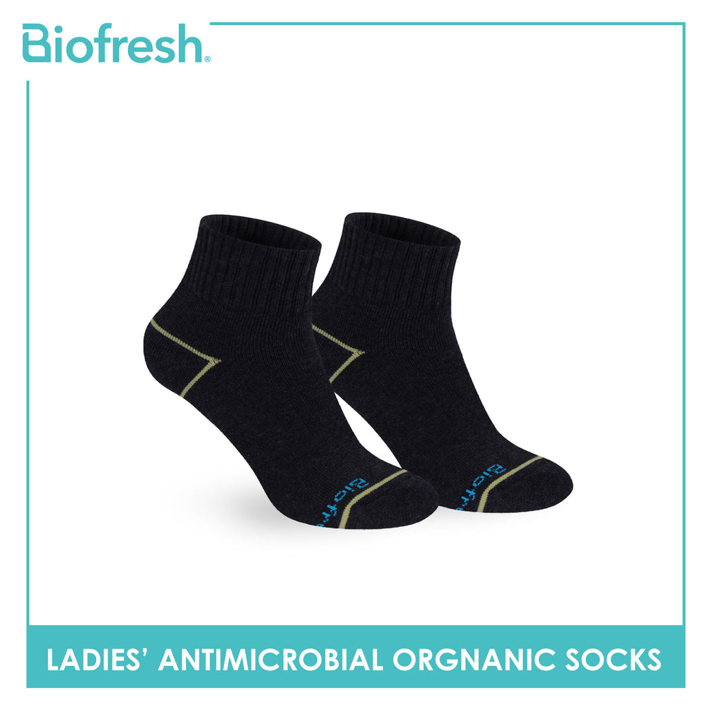 Biofresh Ladies’ Antimicrobial Organic Scent Cotton Extreme Performance Ankle Socks RLSG1101