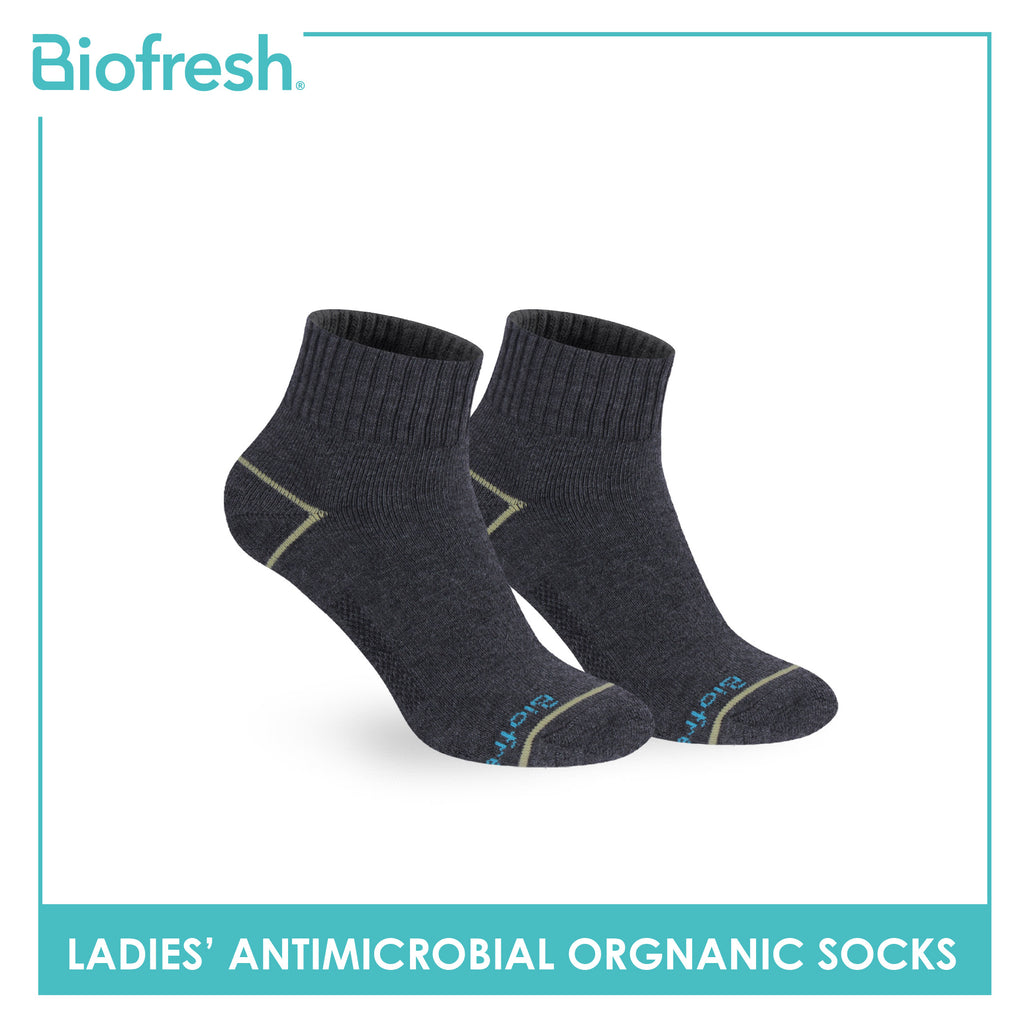 Biofresh Ladies’ Antimicrobial Organic Scent Cotton Extreme Performance Ankle Socks RLSG1101