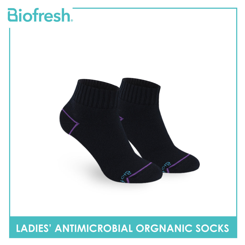 Biofresh Ladies’ Antimicrobial Organic Scent Cotton Extreme Performance Ankle Socks RLSG1101