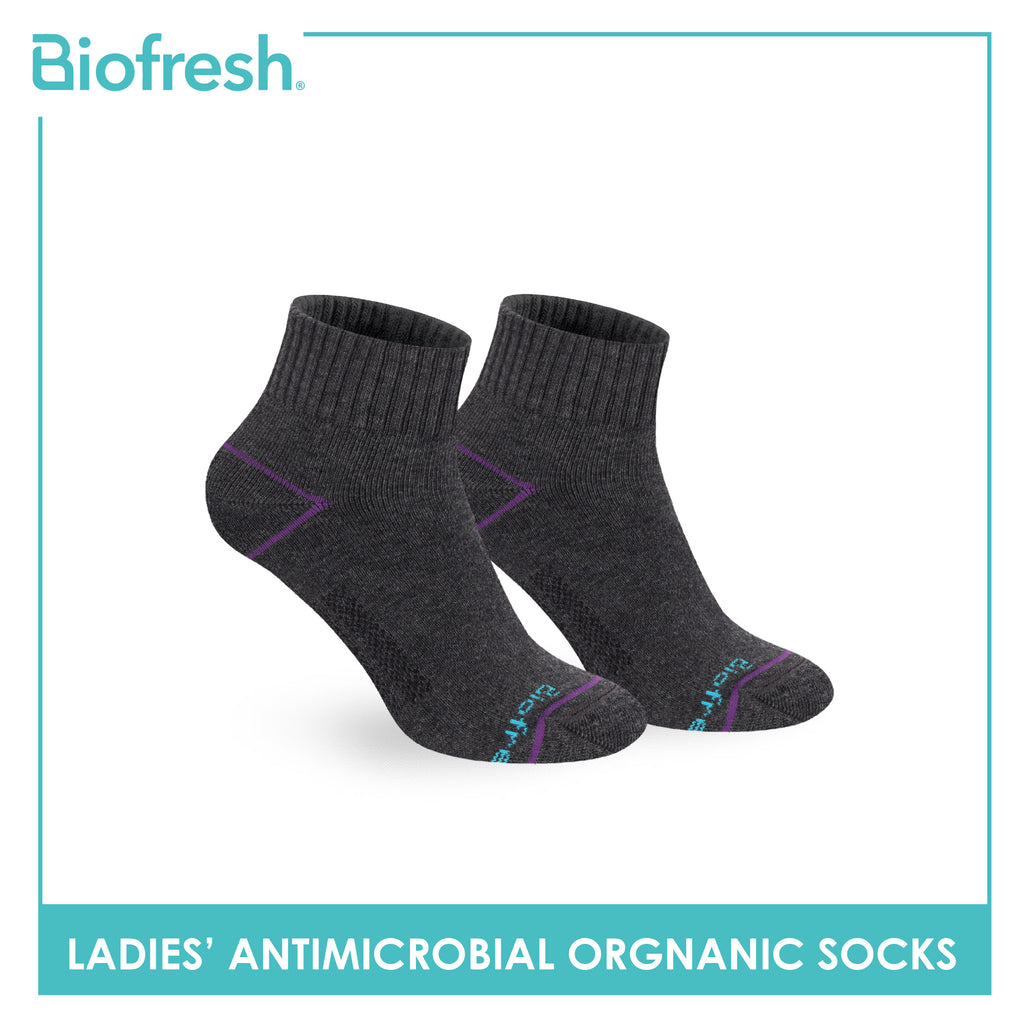 Biofresh Ladies’ Antimicrobial Organic Scent Cotton Extreme Performance Ankle Socks RLSG1101