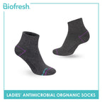 Biofresh Ladies’ Antimicrobial Organic Scent Cotton Extreme Performance Ankle Socks RLSG1101