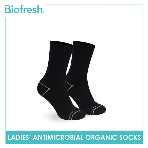 Biofresh Ladies’ Organic Scent Cotton Extreme Performance Crew Socks 3 pairs in a pack RLSG1105