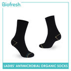 Biofresh Ladies’ Organic Scent Cotton Extreme Performance Crew Socks 3 pairs in a pack RLSG1105