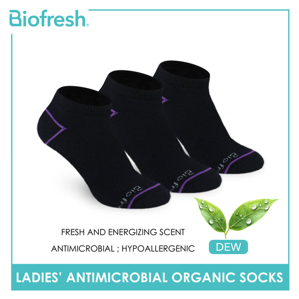 Biofresh Ladies’ Antimicrobial Organic Scent Cotton Extreme Performance Low Cut Socks RLSG1106