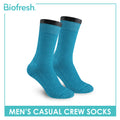 Biofresh Men’s Cotton Light Performance Crew Socks 1 pair RMC4401