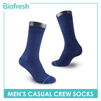 Biofresh Men’s Cotton Light Performance Crew Socks 1 pair RMC4401