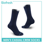 Biofresh Men’s Cotton Light Performance Crew Socks 1 pair RMC4401