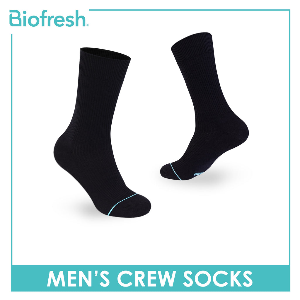 Biofresh Men’s Cotton Light Performance Crew Socks 1 pair RMC4401