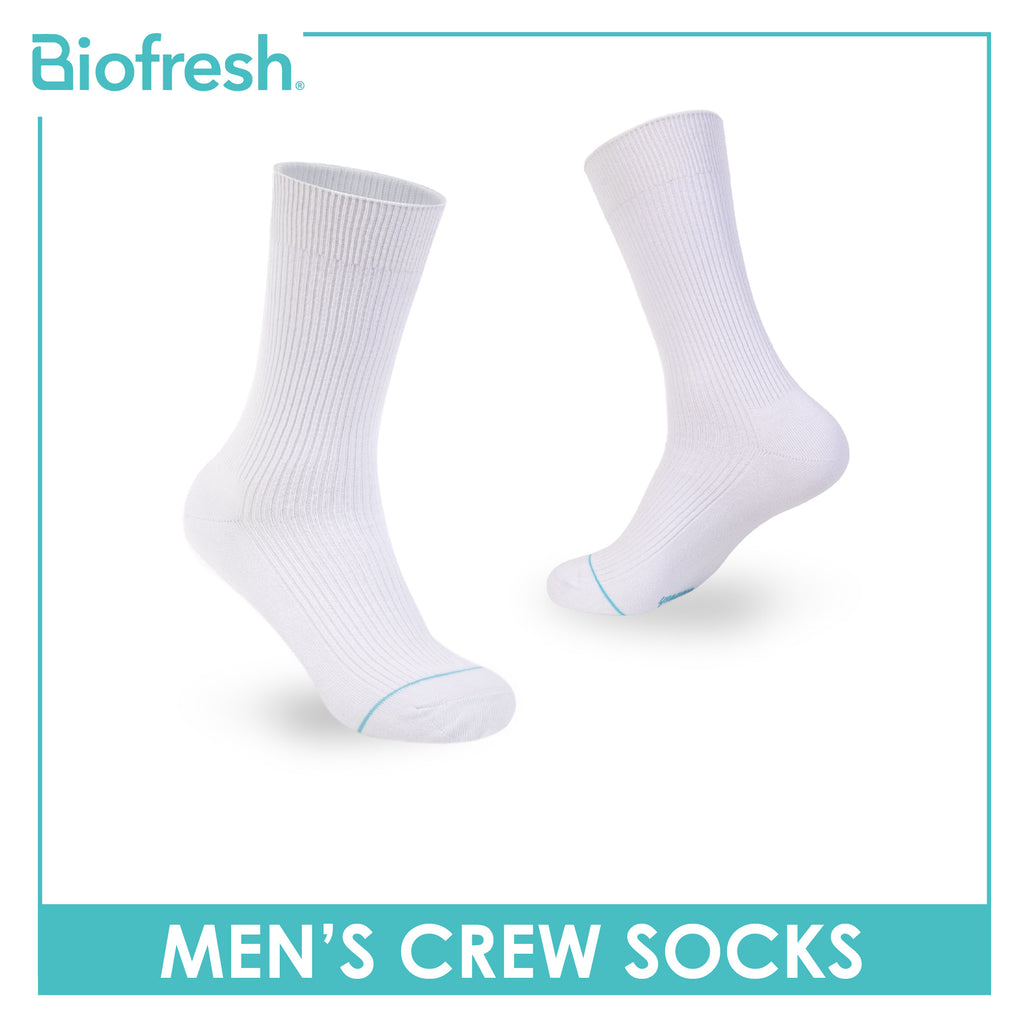 Biofresh Men’s Cotton Light Performance Crew Socks 1 pair RMC4401