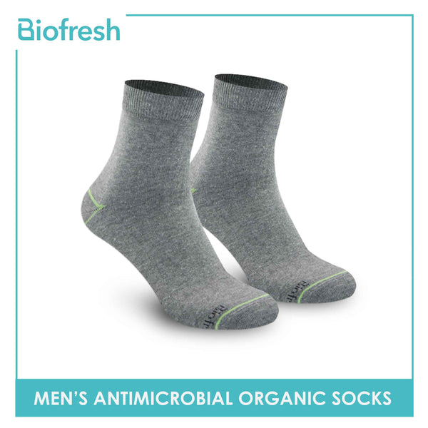 Biofresh Men’s Organic Scent Cotton Light Performance Crew Socks 3 pairs in a pack RMCG1103