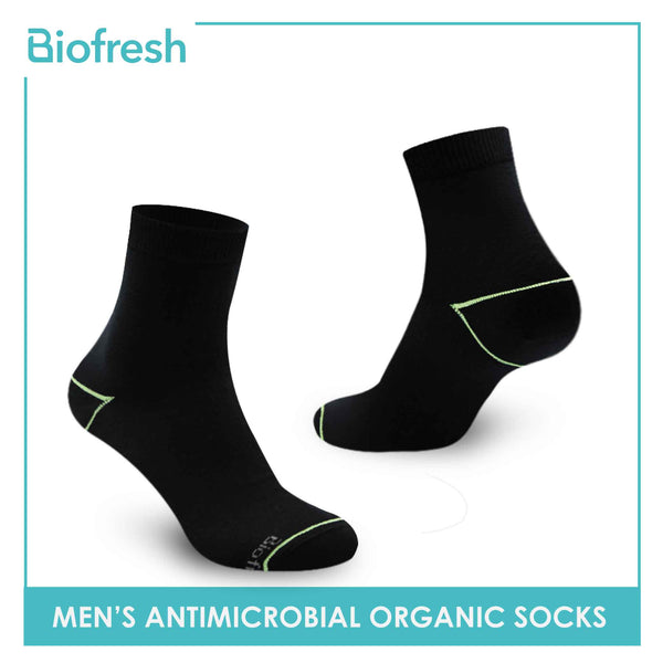 Biofresh Men’s Organic Scent Cotton Light Performance Crew Socks 3 pairs in a pack RMCG1103