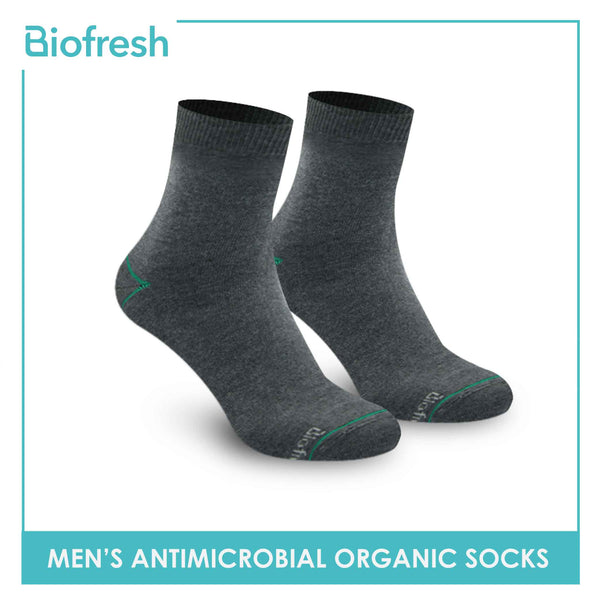 Biofresh Men’s Organic Scent Cotton Light Performance Crew Socks 3 pairs in a pack RMCG1103