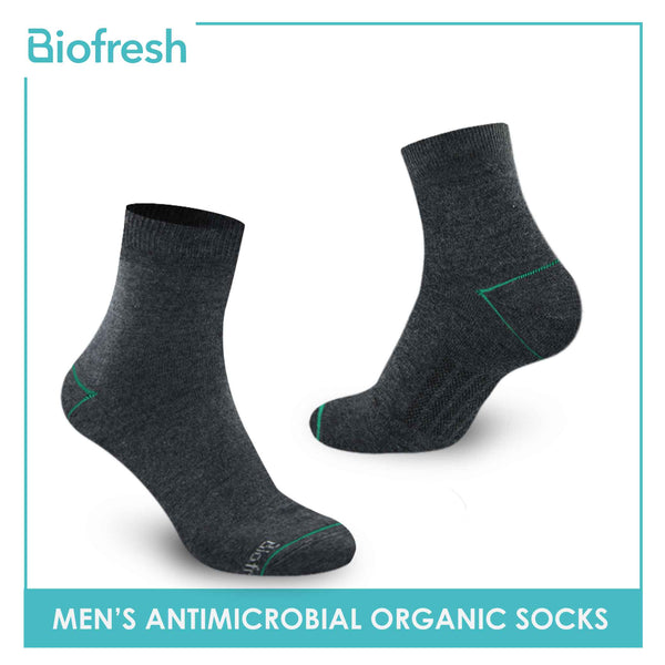 Biofresh Men’s Organic Scent Cotton Light Performance Crew Socks 3 pairs in a pack RMCG1103