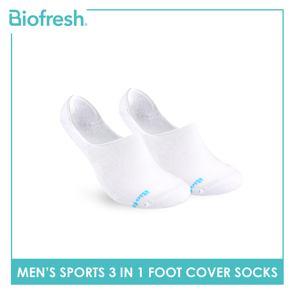 Biofresh Men’s Antimicrobial Cotton Lite Thick Sports Foot Cover 3 pairs in a pack RMSFG4