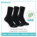 Biofresh Men’s Organic Scent Cotton Extreme Performance Crew Socks 3 pairs in a pack RMSG1103