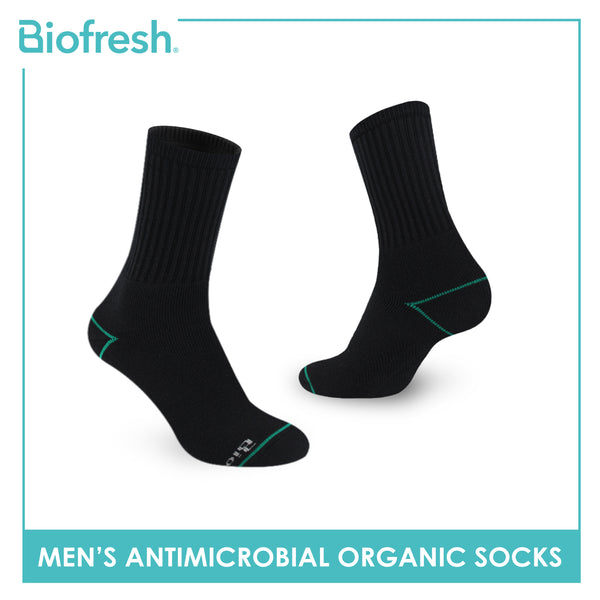 Biofresh Men’s Organic Scent Cotton Extreme Performance Crew Socks 3 pairs in a pack RMSG1103