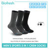 Biofresh Men's Thick Cotton Crew Sports Socks 3 pairs in a pack RMSKG20