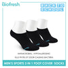 Biofresh Men's Cotton Thick Sports No Show Socks 3 pairs in a pack RMSKG30