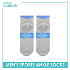 Biofresh Runfresh Men’s Cotton Thick Sports Ankle Socks 1 pair RRMS531