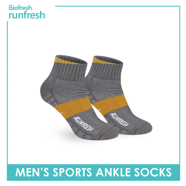 Biofresh Runfresh Men’s Cotton Thick Sports Ankle Socks 1 pair RRMS531