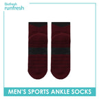 Biofresh Runfresh Men’s Cotton Thick Sports Ankle Socks 1 pair RRMS531