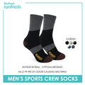 Biofresh Runfresh Men’s Cotton Thick Sports Crew Socks 1 pair RRMS532