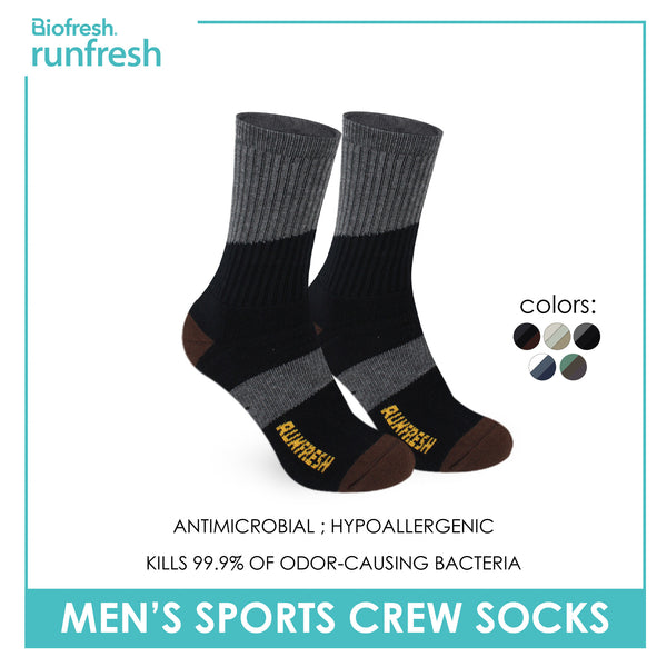 Biofresh Runfresh Men’s Cotton Thick Sports Crew Sock Socks 1 pair RRMS532