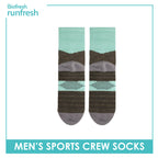 Biofresh Runfresh Men’s Cotton Thick Sports Crew Socks 1 pair RRMS532