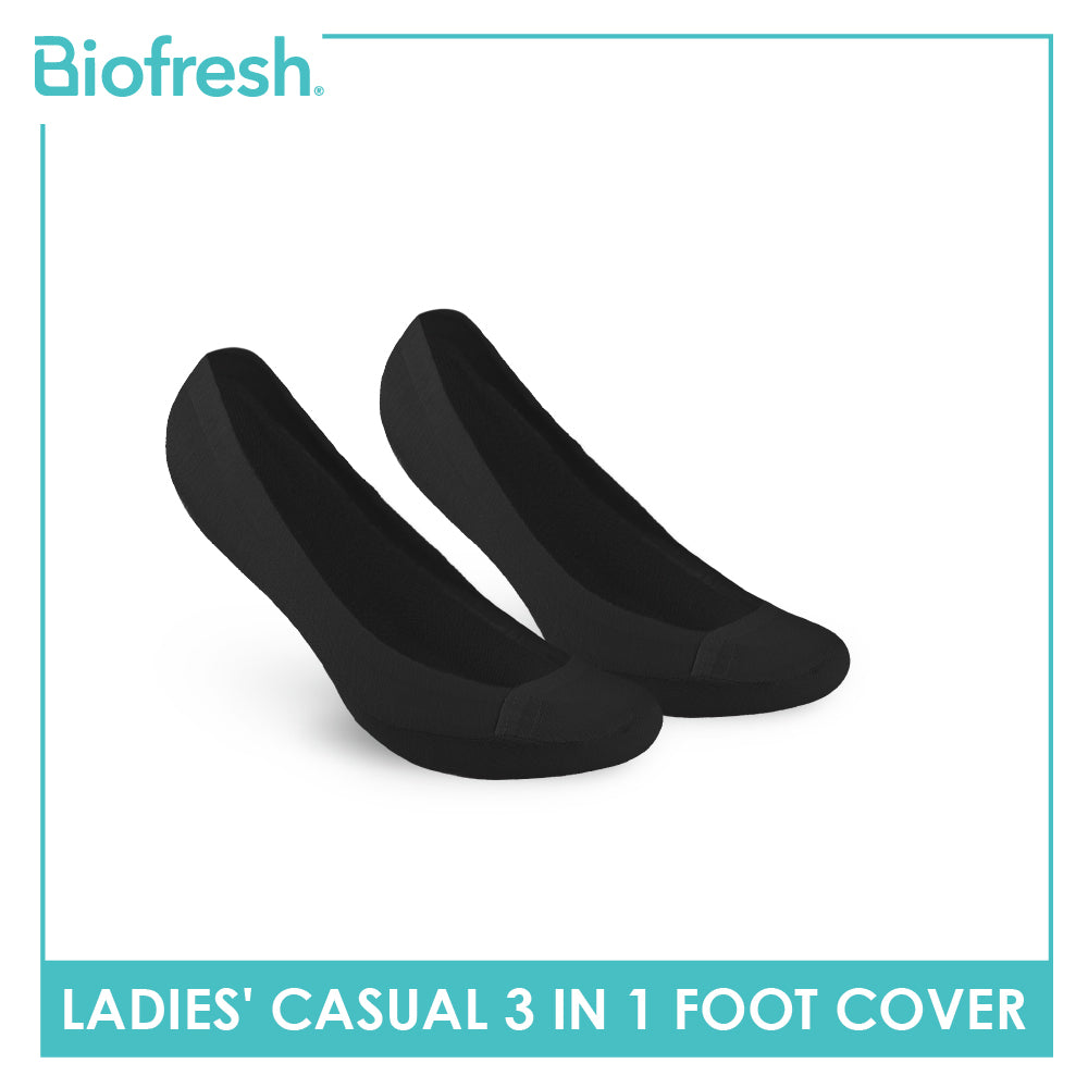 Biofresh Ladies' Antimicrobial Lite Thin Casual Foot Cover 3 pairs in a pack RSFCG1