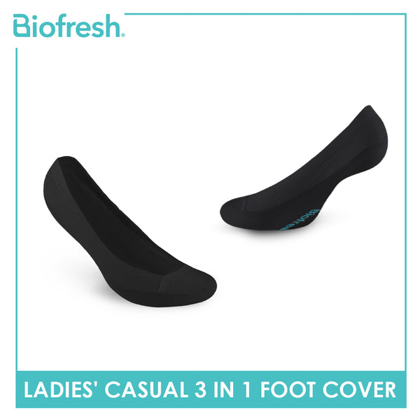 Biofresh Ladies' Antimicrobial Lite Thin Casual Foot Cover 3 pairs in a pack RSFCG1
