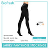 Biofresh Ladies’ Antimicrobial Full Support Smooth Stretch Pantyhose Stockings 120 Denier 1 pair RSP120