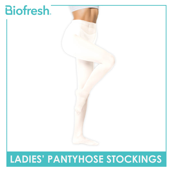 Biofresh Ladies’ Antimicrobial Full Support Smooth Stretch Pantyhose Stockings 120 Denier 1 pair RSP120