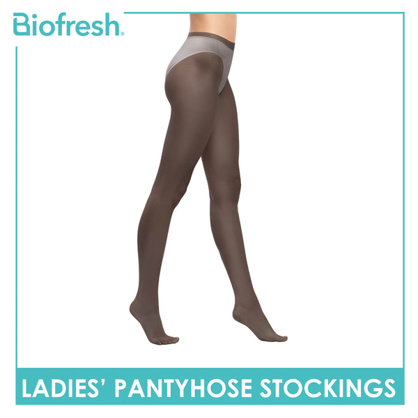 Biofresh Ladies’ Antimicrobial Light Support Smooth Stretch Pantyhose Stockings 20 Denier 1 pair RSPN20